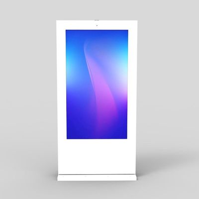 Stojący na podłodze kiosk reklamowy LCD / LED Digital Signage Wodoodporny IP55 IP65 IP66