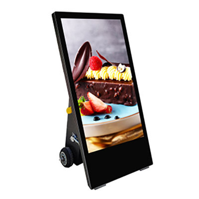 Ruchomy zewnętrzny wyświetlacz reklamowy Digital Signage Wysoka jasność Wodoodporny IP65